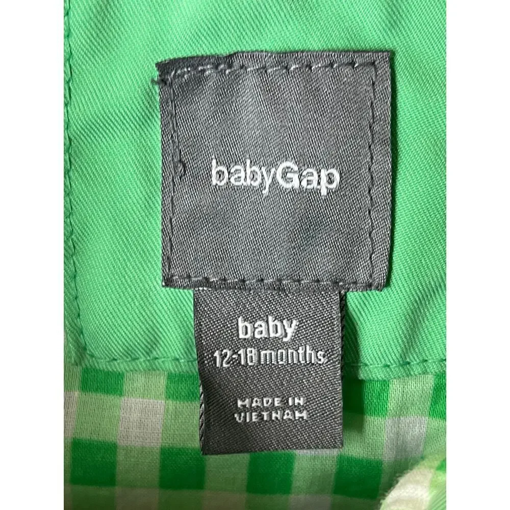 Baby Gap Green Quilted Lightweight Jacket Baby Size 12-18M